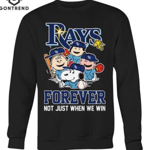 Tampa Bay Rays Snoopy Forever Not Just When We Win T-Shirt