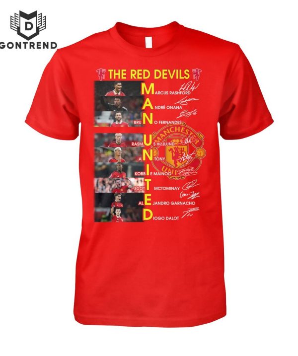 The Red Devils Manchester United Signature T-Shirt