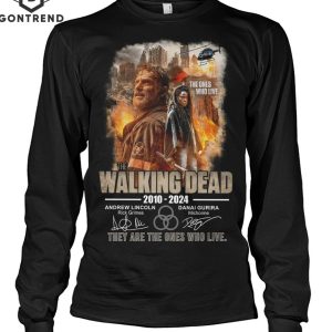 The Walking Dead 2010-2024 Signature They Are Ones Who Live T-Shirt