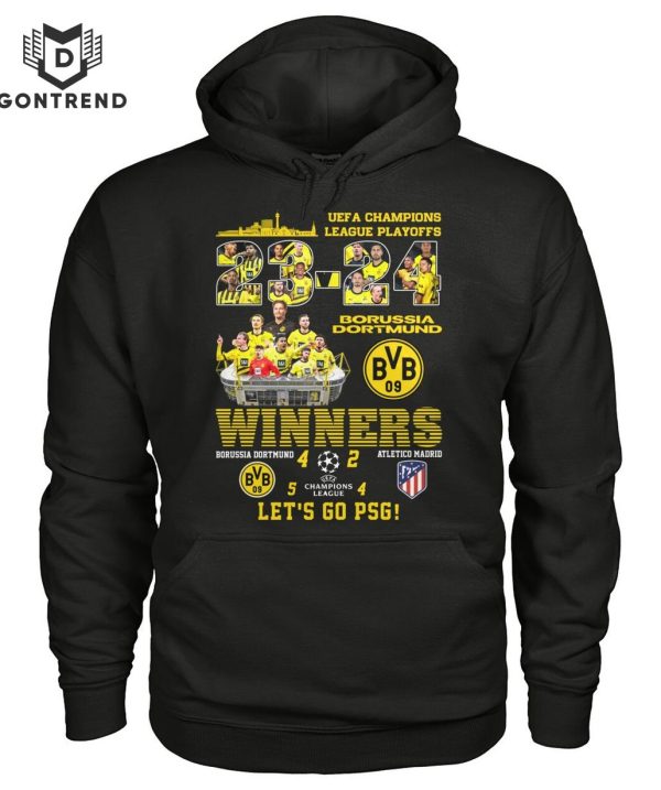 Uefa Champions League Playoffs Borussia Dortmund Winner T-Shirt