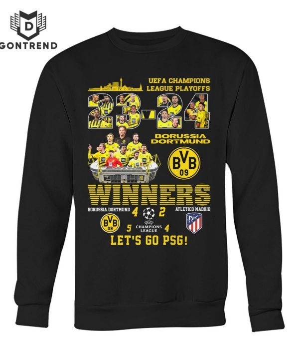 Uefa Champions League Playoffs Borussia Dortmund Winner T-Shirt