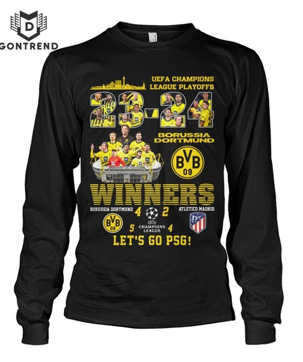 Uefa Champions League Playoffs Borussia Dortmund Winner T-Shirt