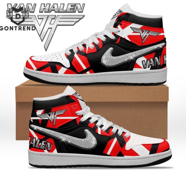 Van Halen Logo  Special Design Air Jordan 1 High Top