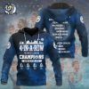 Champions 4 In A Row Manchester City Signature Hoodie