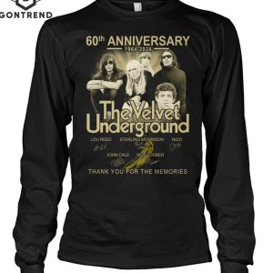 60th Anniversary 1964-2024 The Velvet Underground Signature Thank You For The Memories Unisex T-Shirt