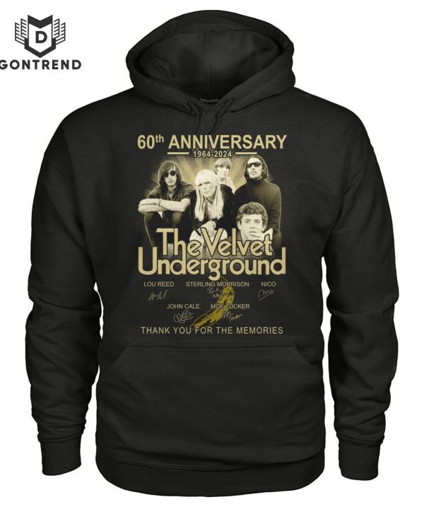 60th Anniversary 1964-2024 The Velvet Underground Signature Thank You For The Memories Unisex T-Shirt