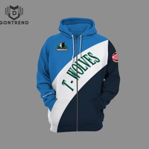 Minnesota Timberwolves Design Zip Hoodie