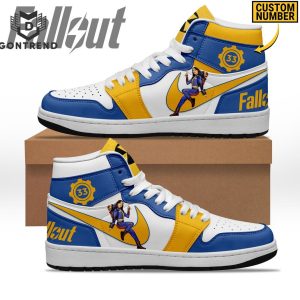 Personalized Fallout air Jordan 1 High Top