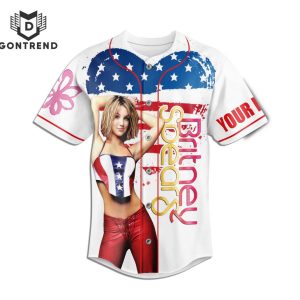 Personalized Britney Spears Baseball Jersey