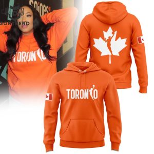 Wnba Toronto Design Orange Hoodie