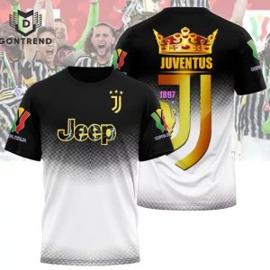 Juventus Champions Coppa Italia Frecciarossa 2023 24 3D T-Shirt