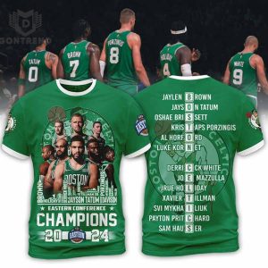 Champs Eastern Conference 2024 Boston Celtics 3D T-shirt