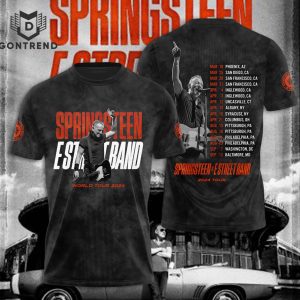 Springsteen E Street Band World Tour 2024 3D T-Shirt