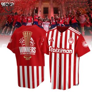 Personalized Olympiakos F.C. Champions UEFA Europa Conference League 2023 24 Design Hoodie