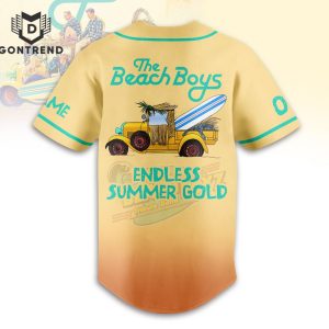 The Beach Boys Endless Summer Gold Baseball Jersey