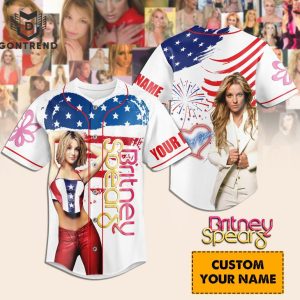 Personalized Britney Spears Baseball Jersey