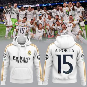 UEFA Champions League Final London 24 Real Madrid Logo Hoodie