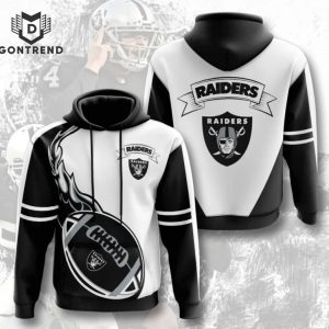 Las Vegas Raiders All Over Print Pullover Design Hoodie