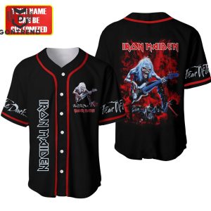 Iron Maiden Fear Of The Dark Baseball Jersey