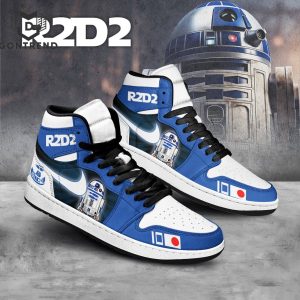 Star Wars R2D2 Design Air Jordan 1 High Top