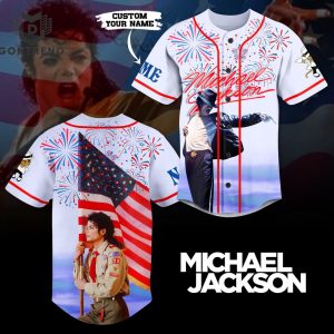 Michael Jackson Siganture Baseball Jersey