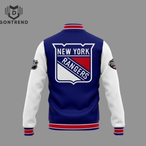 Coach Peter Laviolette New York Rangers Baseball Jacket