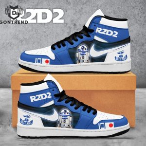 Star Wars R2D2 Design Air Jordan 1 High Top