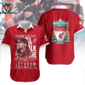 Thank You Coach Jurgen Klopp Liverpool 2015-2024 Hawaiian Shirt