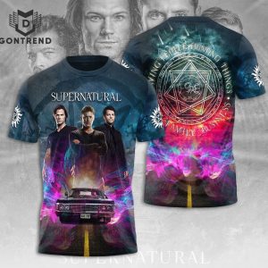 Supernatural Saving People Hunting Things 3D T-Shirt