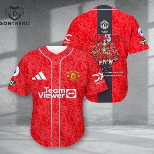 Manchester United 2024 FA Cup Winners Baseball Jersey