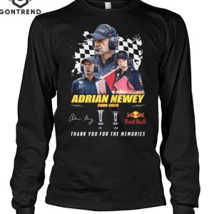 Adrian Newey Signature Thank You For The Memories Unisex T-Shirt