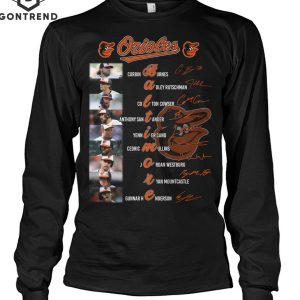 Baltimore Orioles Baseball Team Signature Unisex T-Shirt