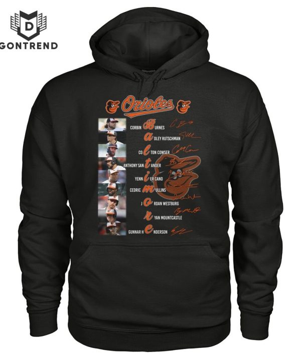 Baltimore Orioles Baseball Team Signature Unisex T-Shirt