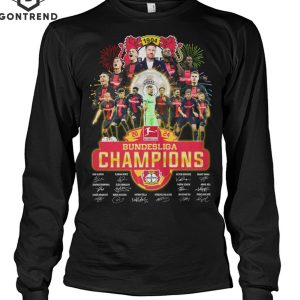 Bayer 04 Leverkusen 2024 Bundesliga Champions Signature Unisex T-Shirt