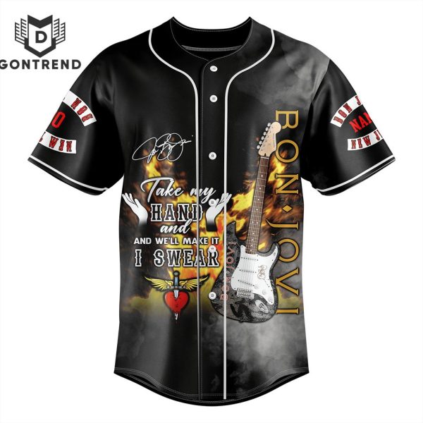 Bon Jovi Nothing Is As Important As Passion Baseball Jersey