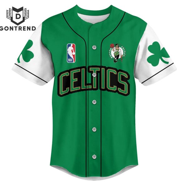 Boston Celtics Nation Unfinished Business Baseball Jersey