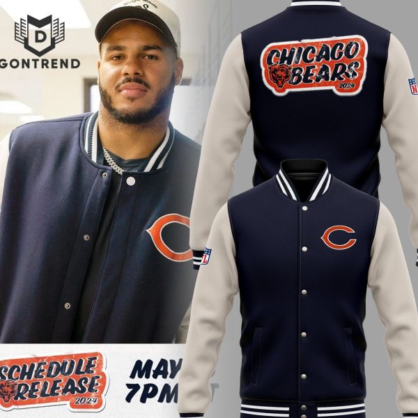 Chicago Bears 2024 Baseball Jacket