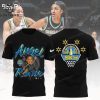 Chicago Sky Angel Reese Design White 3D T-Shirt