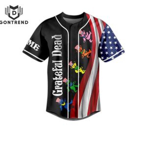 Grateful Dead Wave That Flag Baseball Jersey