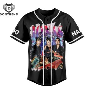 Jonas Brothers Five Albums One Night Baseball Jersey