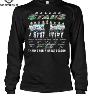 Dallas Stars Signature Thanks For A Great Season Unisex T-Shirt