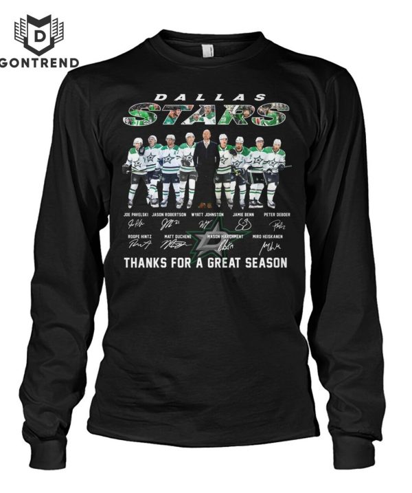 Dallas Stars Signature Thanks For A Great Season Unisex T-Shirt