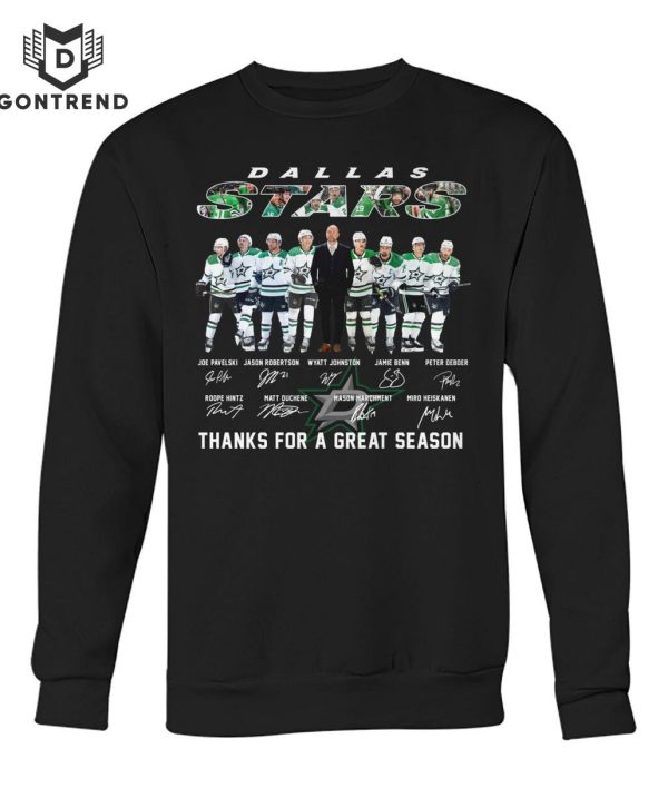 Dallas Stars Signature Thanks For A Great Season Unisex T-Shirt