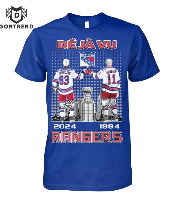 De Ja Vu 2024-1994 New York Rangers Unisex T-Shirt