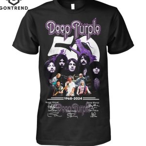 Deep Purple 1968-2024 Signature Unisex T-Shirt