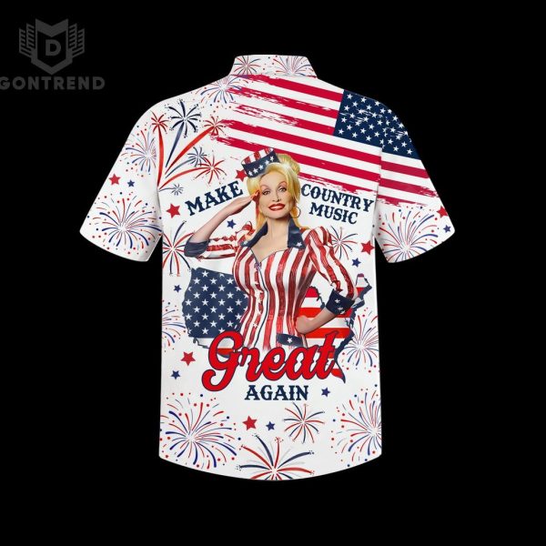 Dolly For President Make Country Music Great Again Hawaiian Shirt