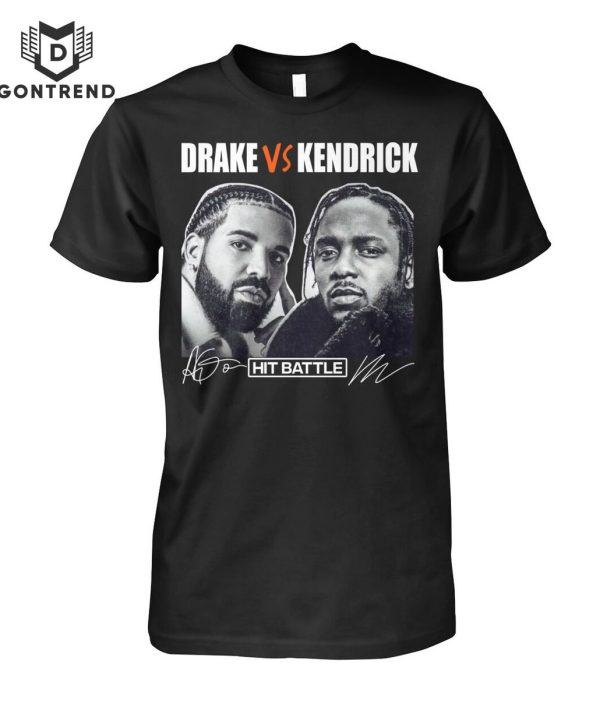 Drake Vs Kendrick Hip Battle Signature Unisex T-Shirt