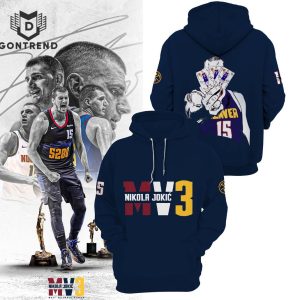 Nikola Jokic Mvp Mv3 Denver Nuggets Hoodie