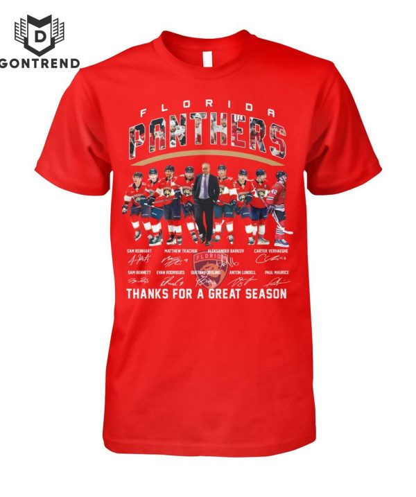 Florida Panthers Signature Thanks For A Great Season Unisex T-Shirt