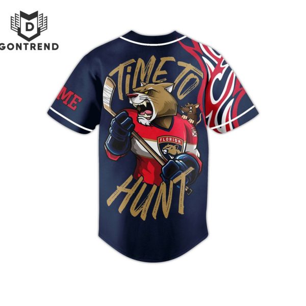 Florida Panthers Time To Hunt Baseball Jersey